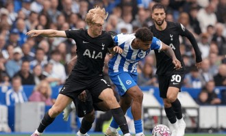 热刺2-2布莱顿 库杜斯造乌龙绝平